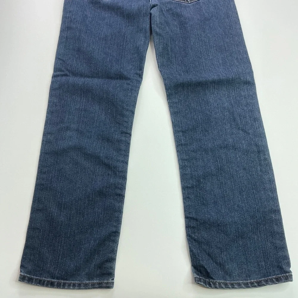 Childrens Place Blue Straight Leg Jeans Kids Size 8 Adjustable Waist Denim
